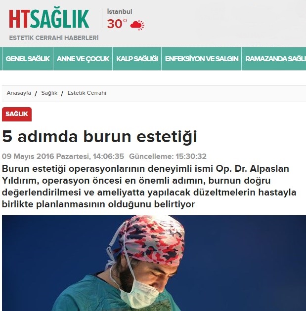 Habertürk Sayfalarına Konuk Olduk